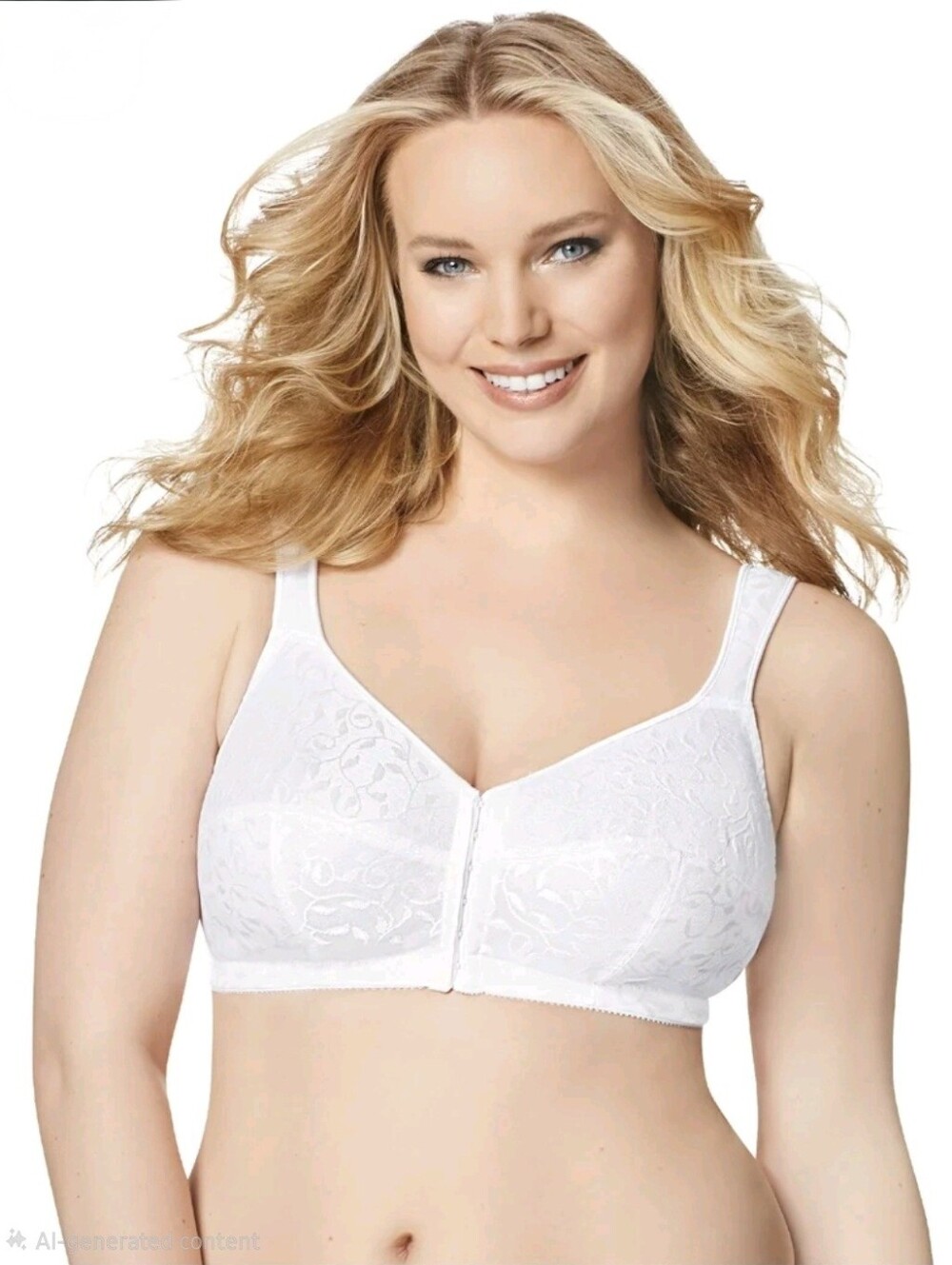 Playtex Women's Easy On Front Close Wirefree Bra 44B New